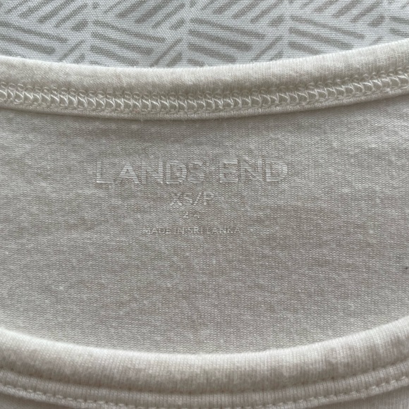 Lands End Long Sleeve Shirt White - Picture 3 of 6